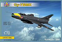 Пластикова модель 1/72 Modelsvit 72002 Радянський винищувач СУ-7БМК