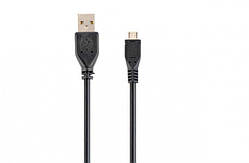 Cablexpert Кабель micro USB2.0, A-тато/micro B-тато, 0.1 м, преміум