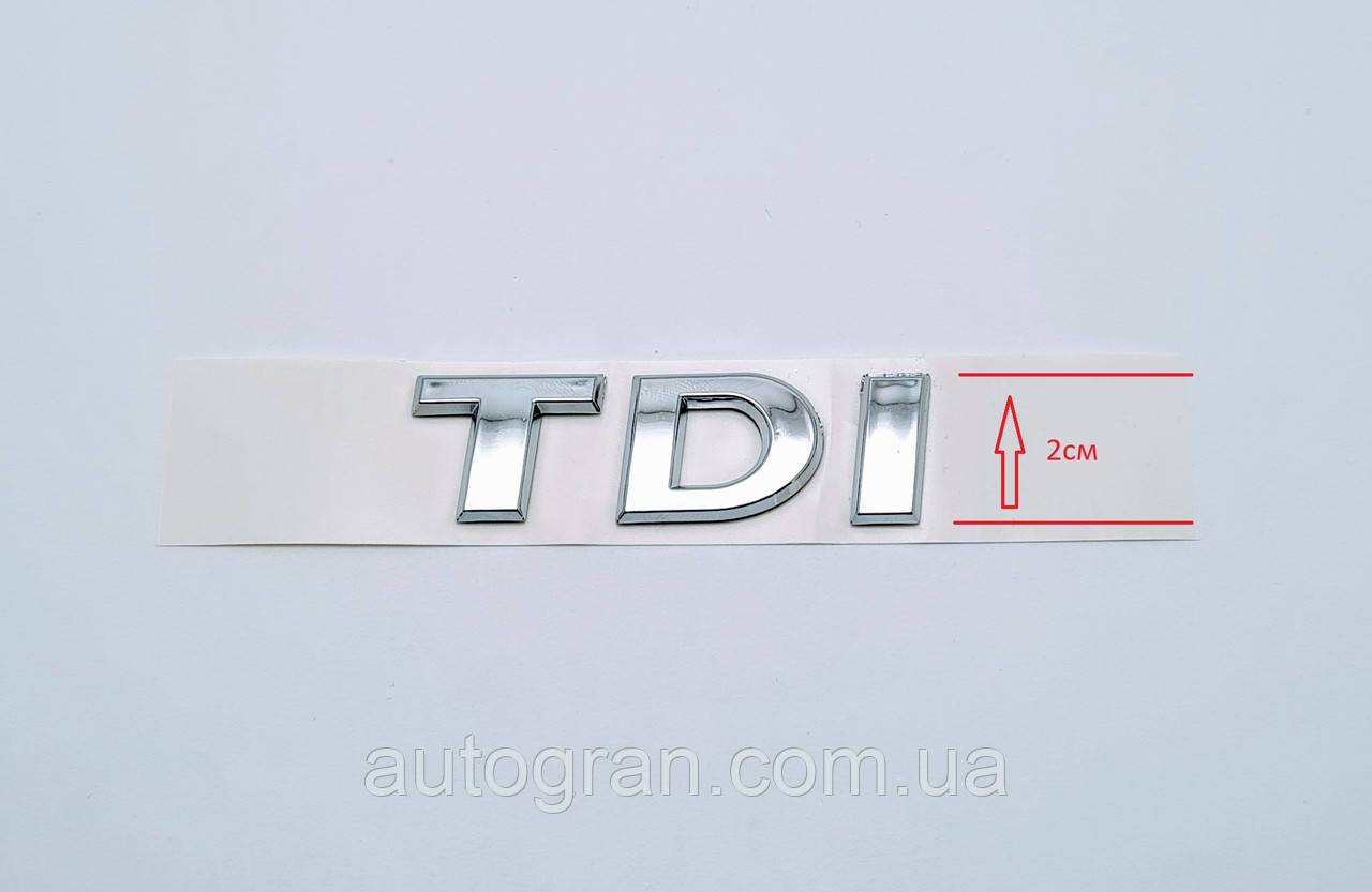 Емблема напис багажника VW Volkswagen TDI для Jetta 2011- тип2