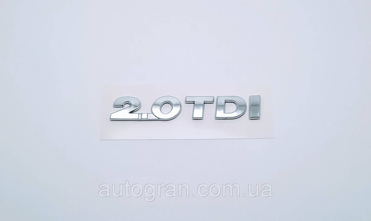 Емблема напис багажника VW Volkswagen 2.0 TDI Passat B7
