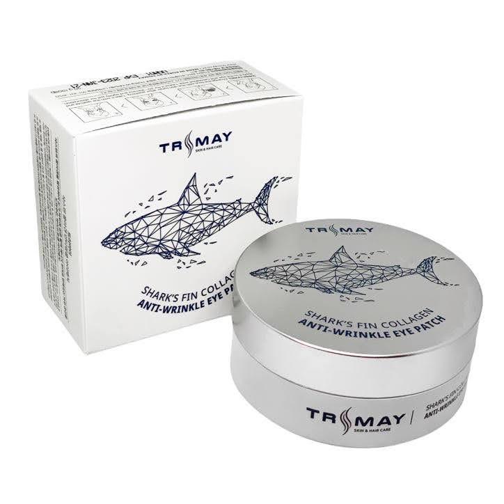 Trimay Shark's Fin Collagen Anti-wrinkle Eye Patch - Антивікові патчі з екстрактом акулячого плавника і колагеном