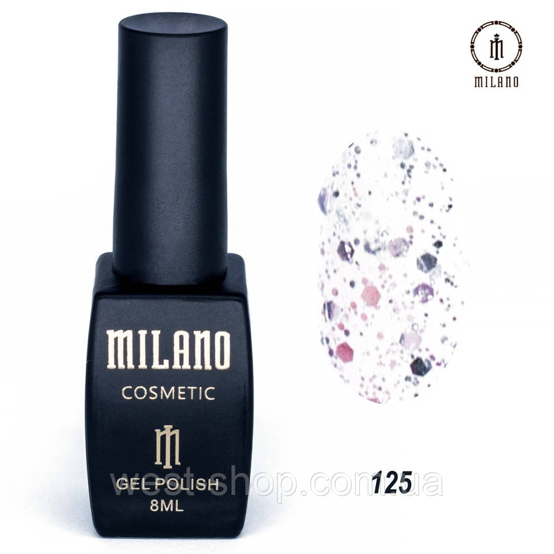 Гель-лак Milano 8 мл, № 125