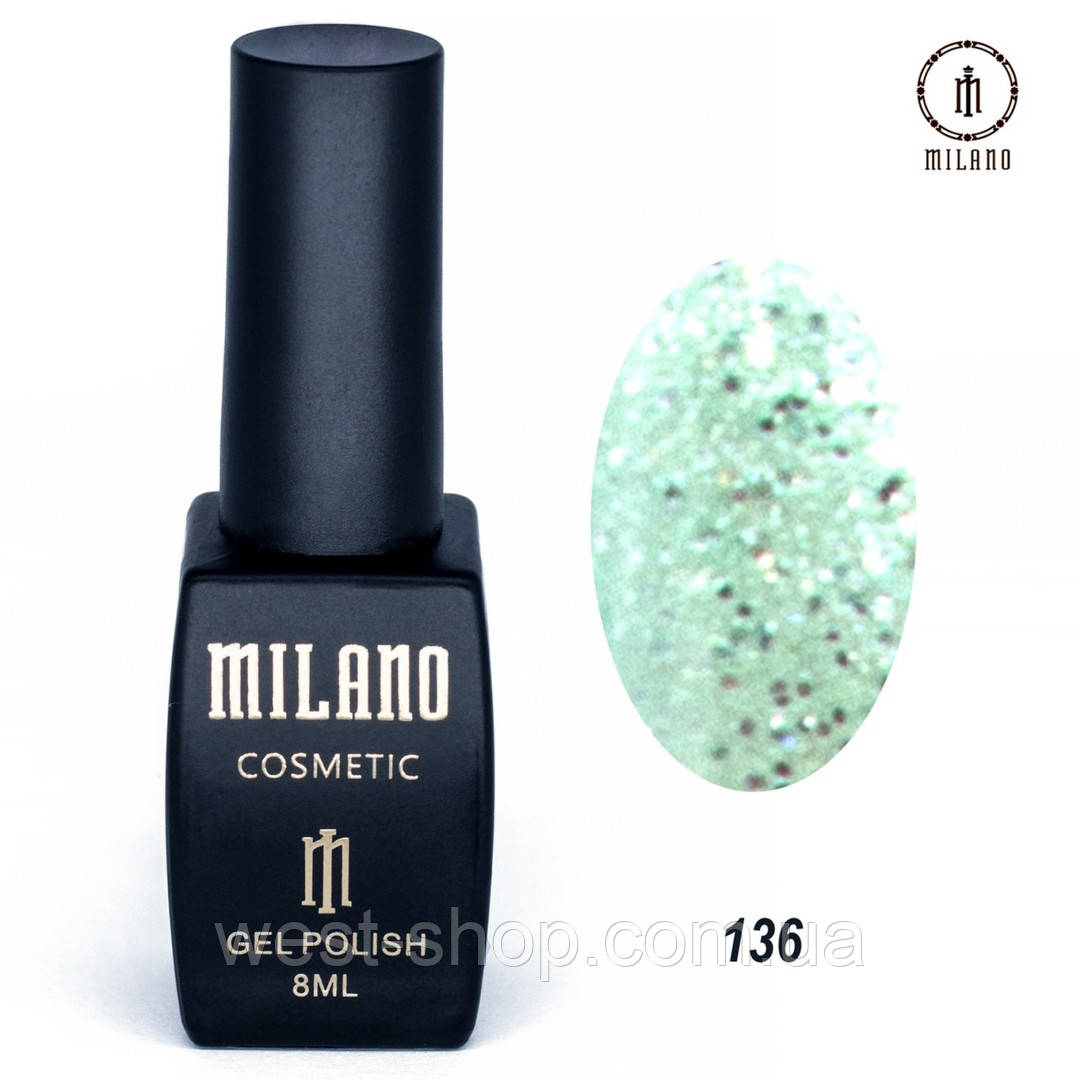 Гель-лак Milano 8 мл, № 136 ❗️Критический срок годности