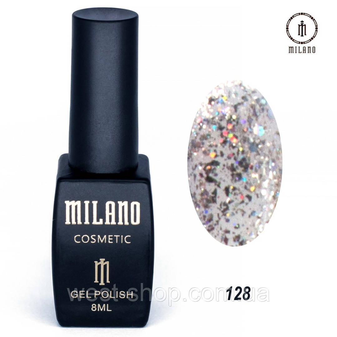 Гель-лак Milano 8 мл, № 128