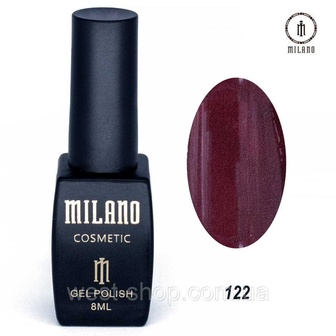 Гель-лак Milano 8 мл, № 122