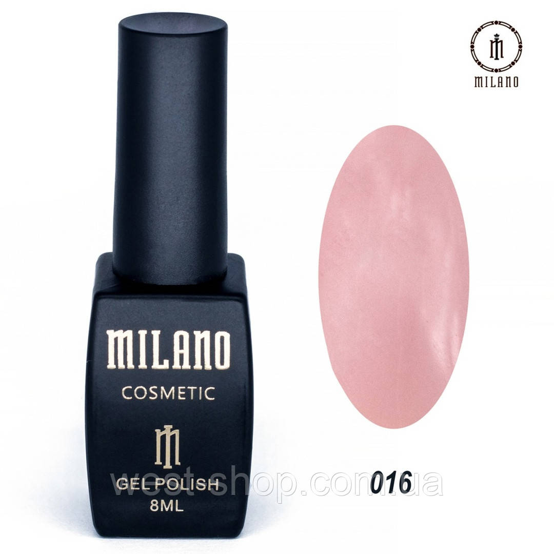 Гель-лак Milano 8 мл, № 016