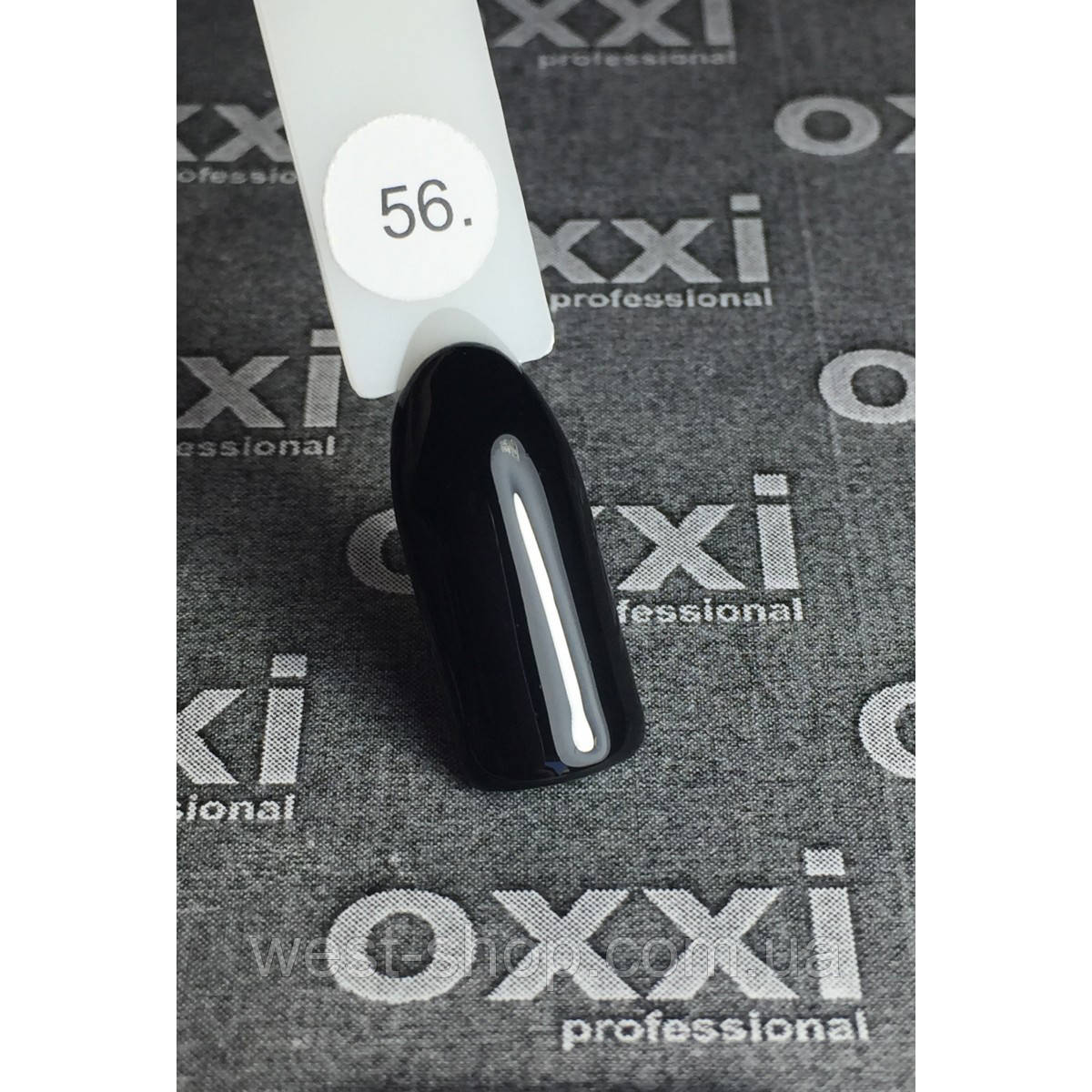 Гель-лак Oxxi No056 чорний, 10 мл