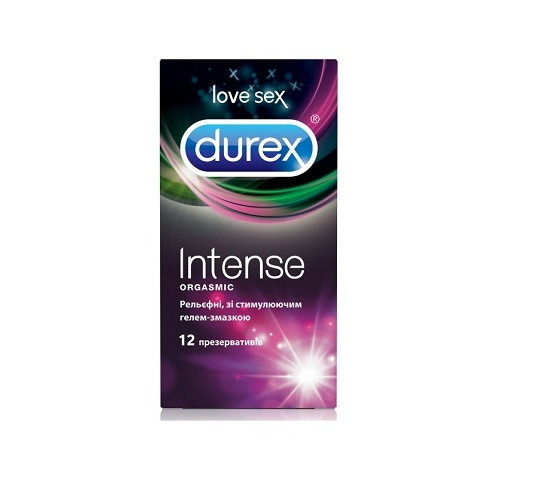 Презервативи Durex Intense Orgasmic 12  шт 5052197056037
