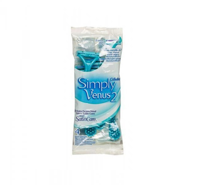 Станок Simply venus 2 лезвия ЖЕНСКИЙ /4шт.в уп. (ID#831195708), цена ...