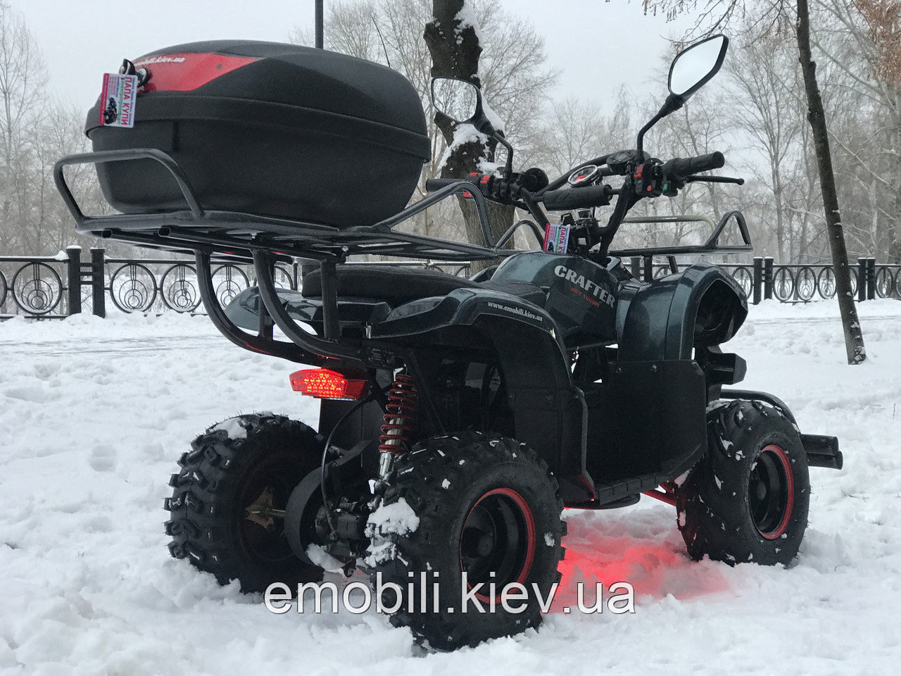 Электроквадроцикл CRAFTER GRAND PLATINUM 48V 1000W, мультимедийная сигнализация, подсветка днища - фото 10 - id-p1321508355