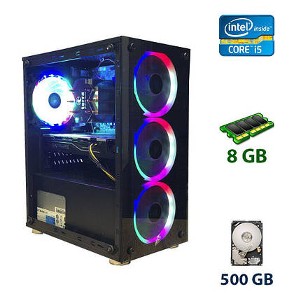 1Stplayer X2-R1 RGB LED 4Fan Tower NEW / Intel Core i5-3570 (4 ядра по 3.4 - 3.8 GHz) / 8 GB DDR3 / 500 GB HDD, фото 1