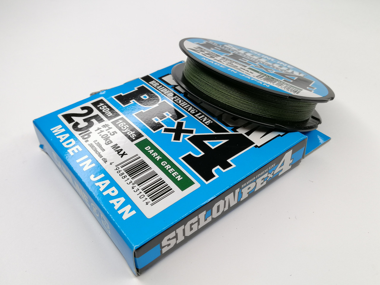 Шнур Sunline Siglon PE х4 150m (салат.) #1.5/0.209 mm 25lb/11 kg