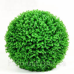 Штучний самшитовий куля густий салатовий 44 см