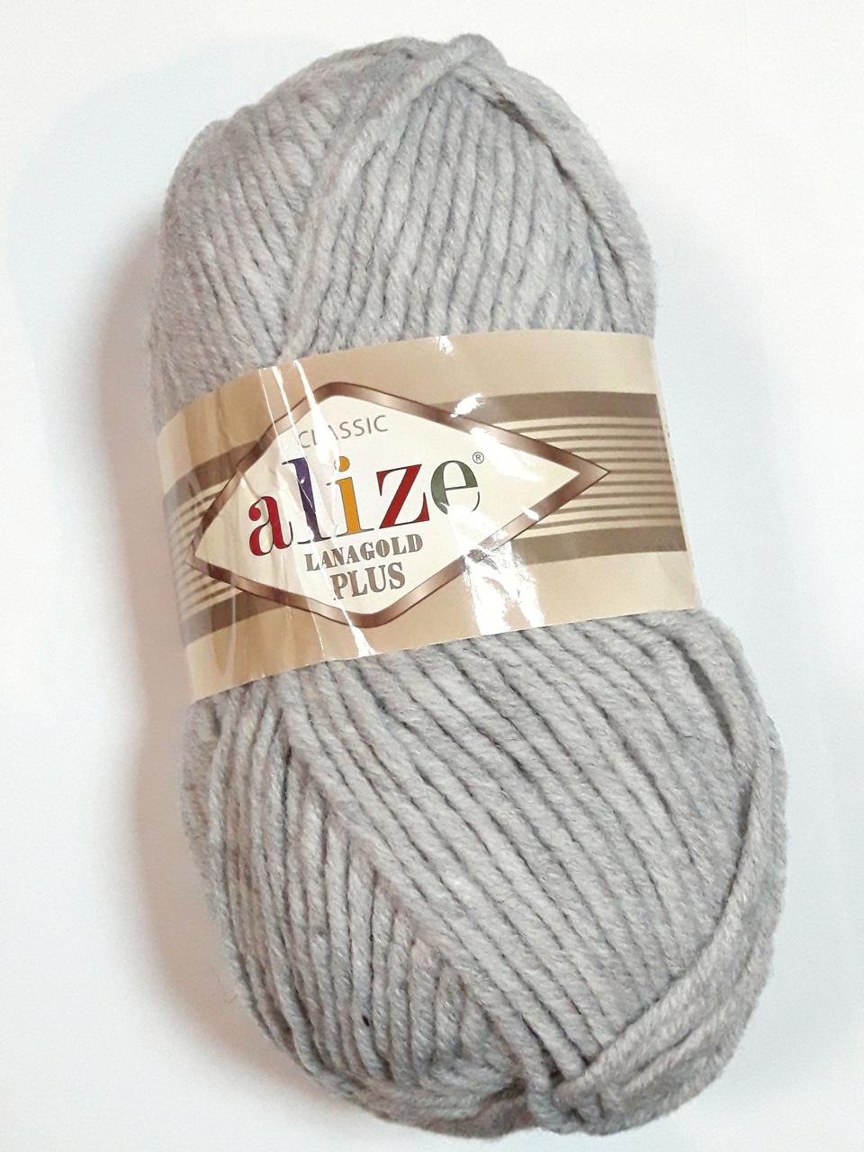 Пряжа Алізе Ланаголд Плюс Alize Lanagold Plus 100 гр, 140 м. 49% Вовна ...
