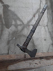 Подарункова сокира «Вікінгів», кована сталь Г90, рунічне гравіювання