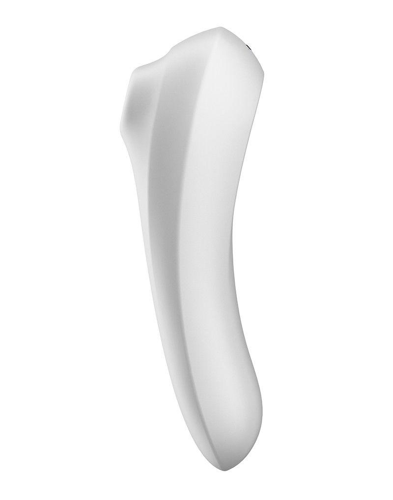 Смарт-вібратор та вакуумний стимулятор 2в1 Satisfyer Dual Pleasure White 18+