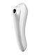 Смарт-вібратор та вакуумний стимулятор 2в1 Satisfyer Dual Pleasure White  18+, фото 5