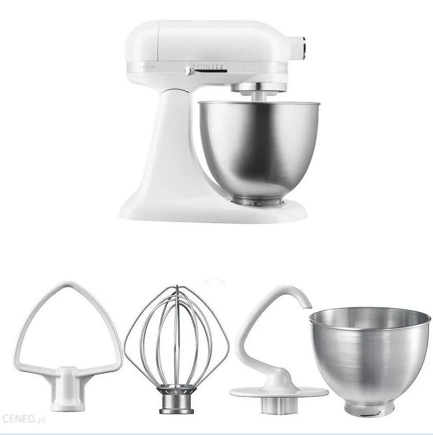 Міксер Mini Kitchenaid 5KSM3311XEBM, білий, 3.3 л, фото 1