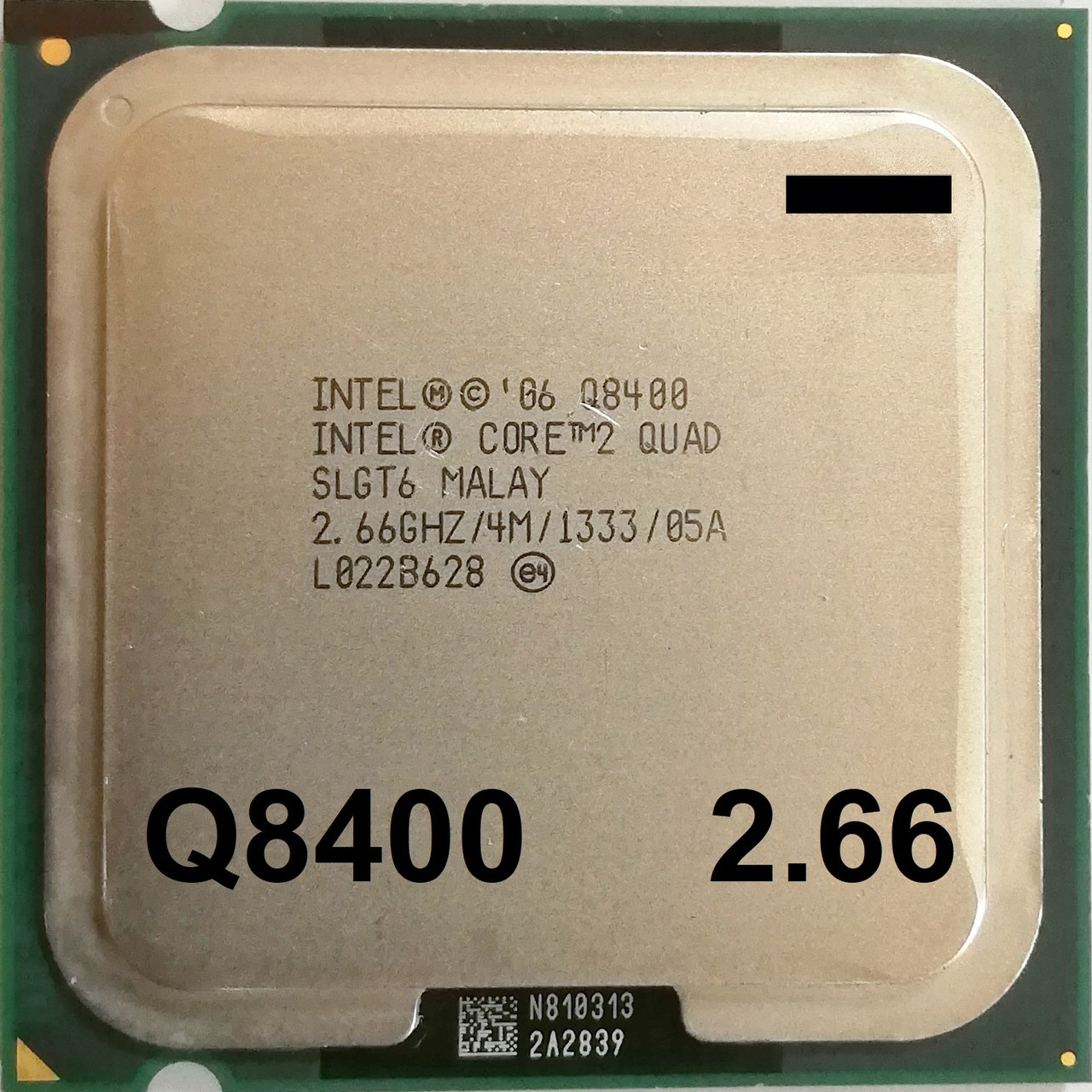 Процесор Intel Core 2 Quad Q8400 R0 SLGT6 2.66 GHz 4M Cache 1333 MHz FSB 775 Soket Б/В - МІНУС