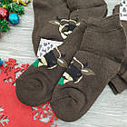 Шкарпетки чоловічі махрові "Новий рік" середні GRAND, р27-29, коричневі, 20031732, фото 8