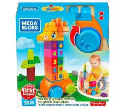 Mega Bloks First Builders Конструктор Жираф GFG19 Count & Bounce Giraffe