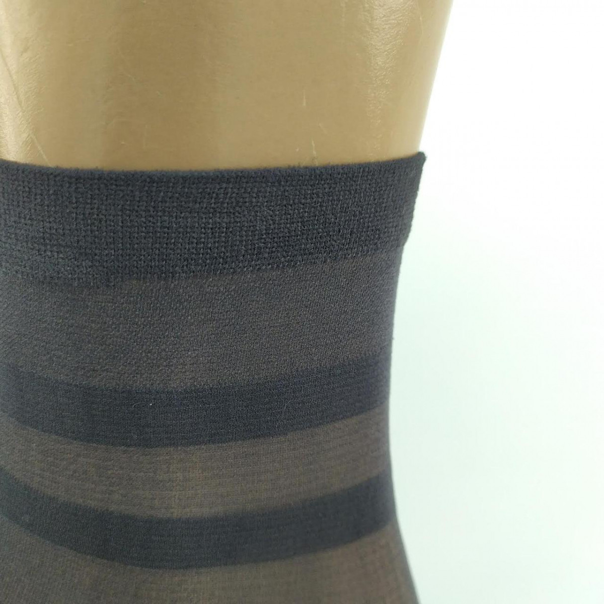 Носки женские капроновые КАТЕРИНА с 2-мя полосками 40 Den черные НК-273 - фото 7 - id-p88535998