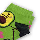 Шкарпетки з приколами демісезонні короткі Neseli Coraplar 0001 Avocado Туреччина one size (37-44р) 20036324, фото 2