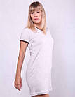 Нічна сорочка жіноча для "МІШЕЛЬ" 1503 інтерлок 100% бавовна 42-46р ТОЖ-360063, фото 3