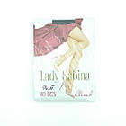 Колготки капронові жіночі Lady Sabina 40DEN класика розмір 6 чорні 20025014, фото 3