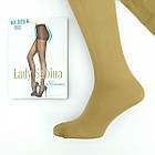 Колготки капронові жіночі Lady Sabina 40DEN з шортиками що стягують розмір 5 бежеві 20024871, фото 3