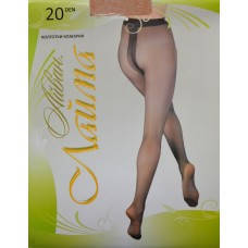 Колготки капронові жіночі Айван-Лайма 20 Den без шортиків розмір 3 мокко 20021177