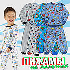 Піжама дитяча з начесом 60 р хлопчик ТОД-370016, фото 2