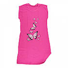 Сукня жіноча трикотаж 96-100р Україна однотонна з принтом без кишень, 20013295, фото 2