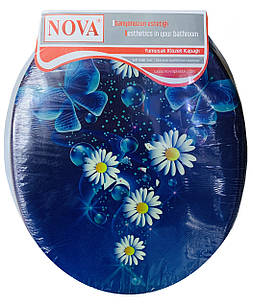 Сидіння для унітаза м'яке. Комфорт NOVA