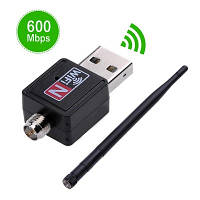 USB WiFi адаптер с антенной 2.4Ghz 600Mbps внешний вай фай