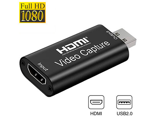 Карта відеозахоплення зовнішня, портативна, USB, HDMI ,1080p