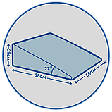 Подушка ортопедична Клин при рефлюксі 64*58*29*58 см j2540 Олві Україна, фото 6