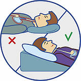 Подушка ортопедична Клин при рефлюксі 64*58*29*58 см j2540 Олві Україна, фото 8