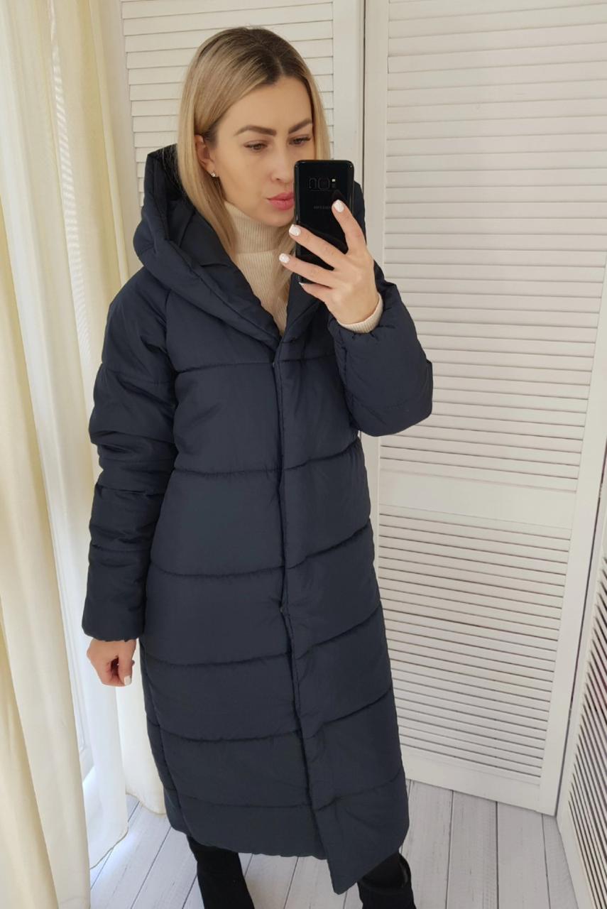 Зимова куртка пуховик Oversize, артикул 521, колір червоний