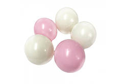 Набір желейні кульки білі та рожеві