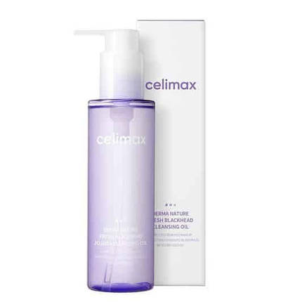 Гідрофільна олія з жожоба CELIMAX Derma Nature Fresh Blackhead Jojoba Cleansing Oil - 150 мл, фото 2