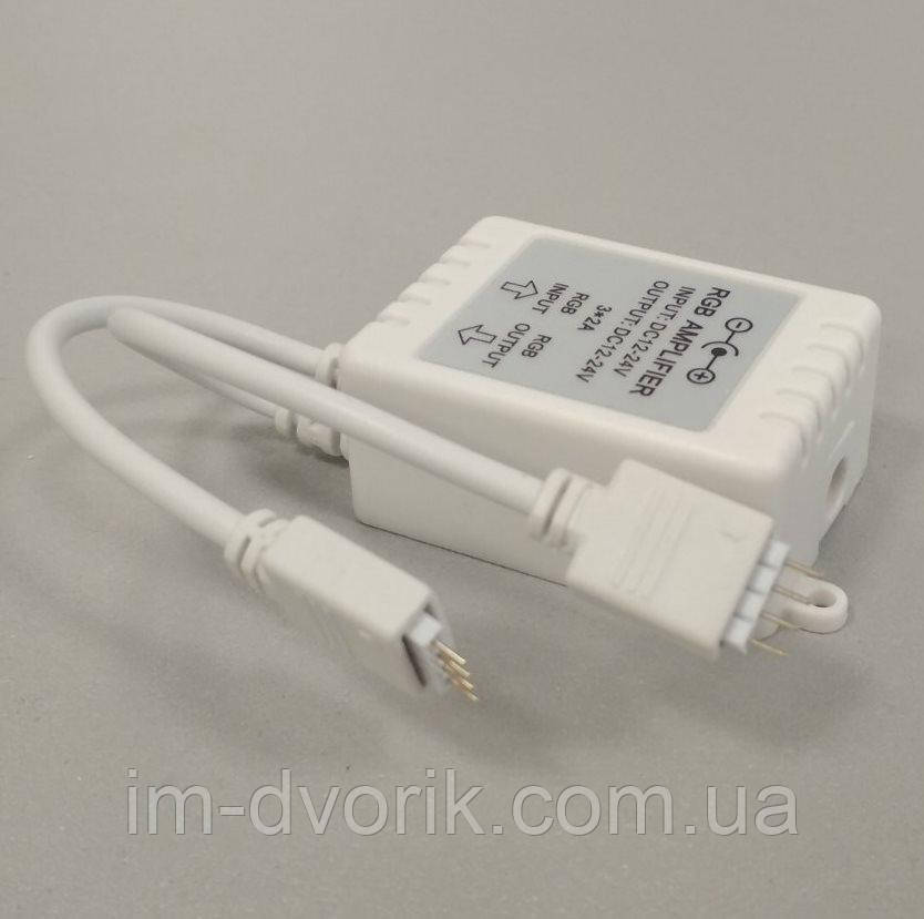 Підсилювач сигналу DC12-24V 3W 3A для світлодіодної стрічки RGB