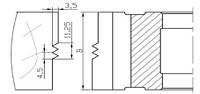 Фреза для сращивания древесины по ширине115х32х40 (микрошип 2 зуба с разными полочками по высоте)