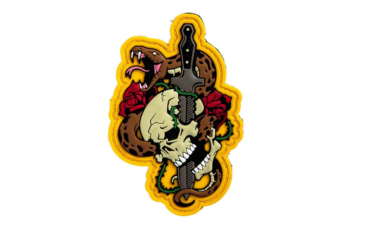 Naszywka SKULL SNAKE - full color [MIL-SPEC MONKEY] (для страйкболу)