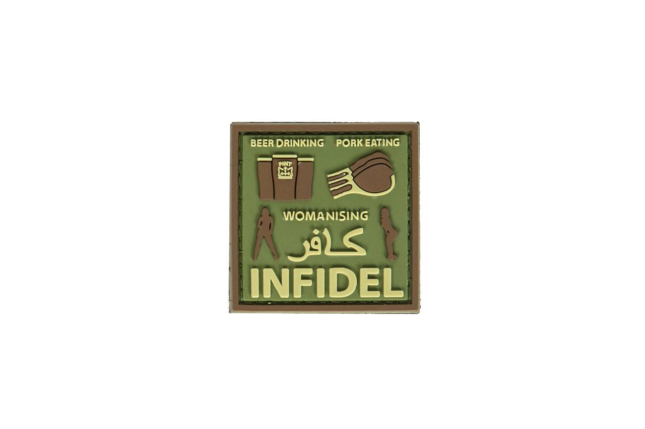 Naszywka 3D infidel - zielona [GFC Tactical] (для страйкболу)