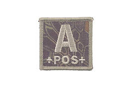 Naszywka BloodType TYPE:A - HLD [TMC] (для страйкболу)