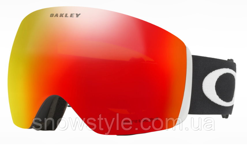 Гірськолижна маска Oakley Flight Deck L (XL) Matte Black Лінза Prizm Torch Iridium