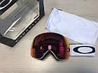 Гірськолижна маска Oakley Flight Deck L (XL) Matte White Лінза Prizm Torch Iridium, фото 3
