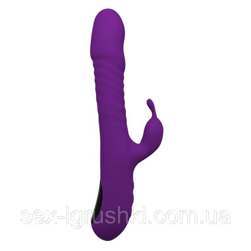 Вібратор зайчик з підігрівом та ротацією Alive RoMAX Purple SO3978