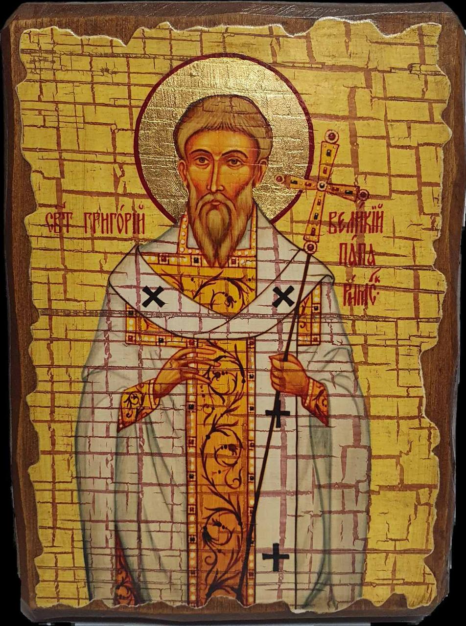 Ікона ГРИГОРІЙ СВ'ЯТК ДВОЄСЛОВ, фото 1